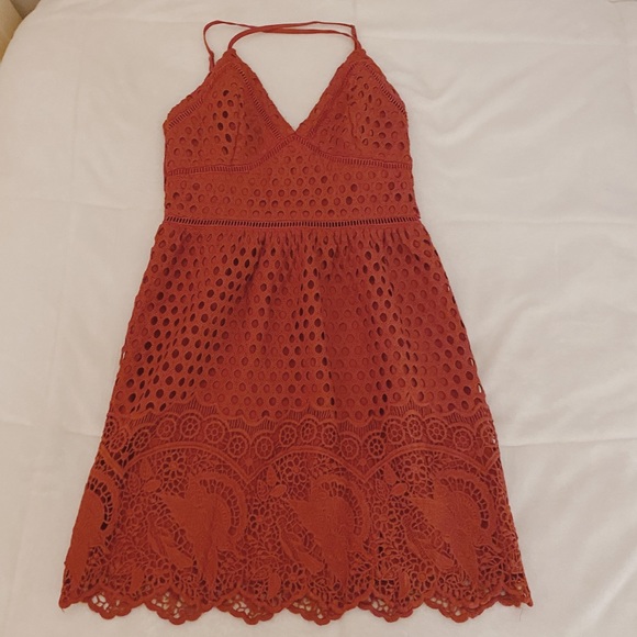 Burnt orange kinda reddish Summer dress. - Picture 1 of 3